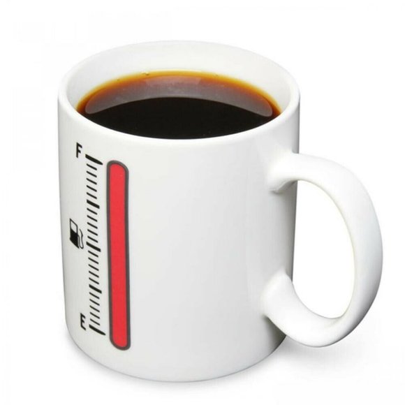 Fuel Service Fred Gas Tank Half Full/Empty Heat Changing Mug - Picture 6 of 6